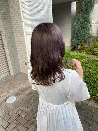 セミロング 亀川蓮 Agu hairのヘアスタイル