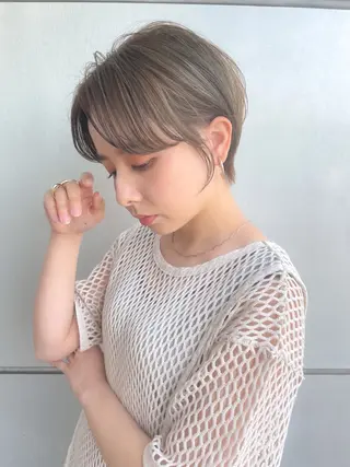 ショート 鳥羽 正治のヘアスタイル