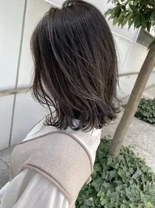 ミディアム カラー 似合わせ専門美容師 なかじまのヘアスタイル