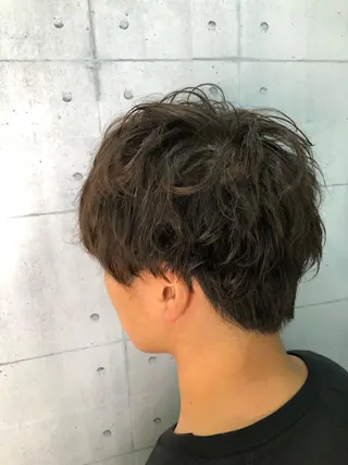 ショート パーマ メンズ 北脇 健治のヘアスタイル