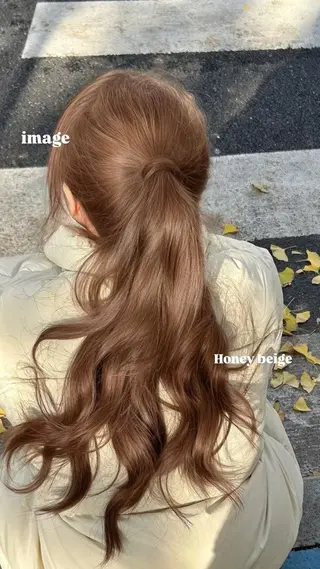ロング LOE所属・LOE Yuuka/42🩵のヘアスタイル