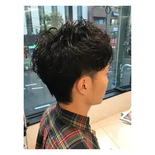 ショート パーマ メンズ ガナーズヘアードレッシング所属・はたの ひろみのマツエク・マツパデザイン