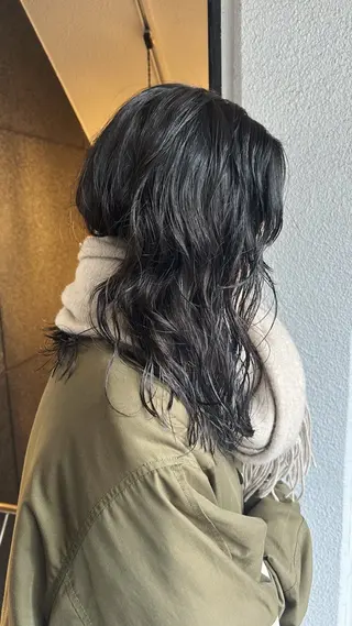 ミディアム パーマ ニュアンスパーマ 🪷なりたりみのヘアスタイル