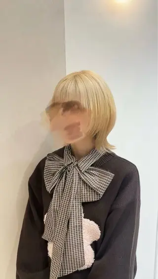 ミディアム カット /エクステ 坪内翔音のヘアスタイル