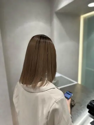 ミディアム ✨髪質改善特化✨副 店長椎葉信乃介のヘアスタイル