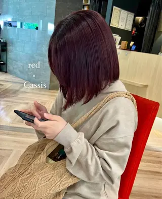 ショート 加納千華 /ボブ/ぱつっとボブのヘアスタイル