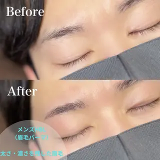 メンズ アイブロウ Eye lashのマツエク・マツパデザイン
