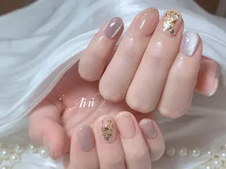 ネイル ネイルサロンAiri 長さ出し·シンプルのネイルデザイン