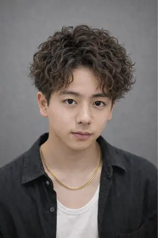 ショート カラー パーマ ヘアアレンジ メンズ ブリーチパーマ職人 Coshoのヘアスタイル