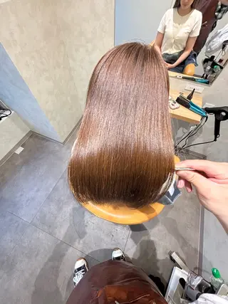 セミロング カラー 【美髪/うる艶矯正】 ☘️Taketo☘️のヘアスタイル