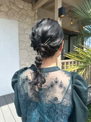 ミディアム 🌈トップデザイナー 金沢駅近nanamiのヘアスタイル