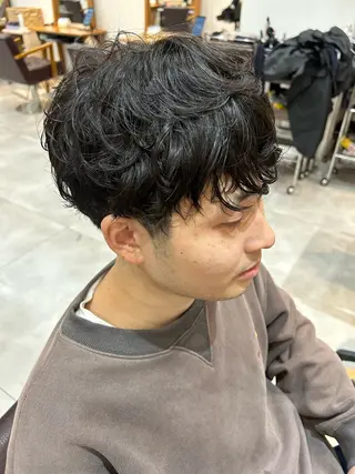 パーマ メンズ リコリトル大通所属・ayaka /lico札幌駅前店のヘアスタイル
