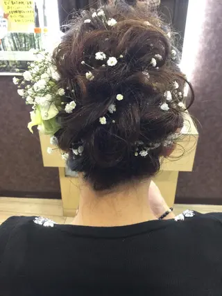セミロング ヘアアレンジ 小倉 教志のヘアスタイル