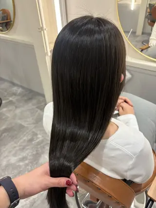 セミロング 💖透明感カラー コトミ💖のヘアスタイル