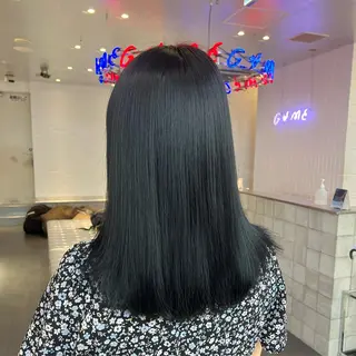 セミロング カラー 💫艶カラー特化／ ベージュ💫ユウゴのヘアスタイル