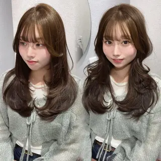 ロング INCE HAIR京都四条大宮所属・似合わせカット/ 顔周りカット/まりなのヘアスタイル