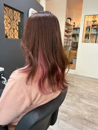 セミロング カラー YURA hairのヘアスタイル