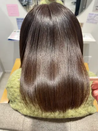 ミディアム CRACE「店長」 アヤカのヘアスタイル