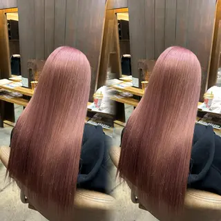 ロング カラー 水光艶カラー/ 艶ブリーチ/颯のヘアスタイル