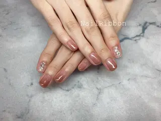 ネイル ネイルリボン 伊藤のネイルデザイン