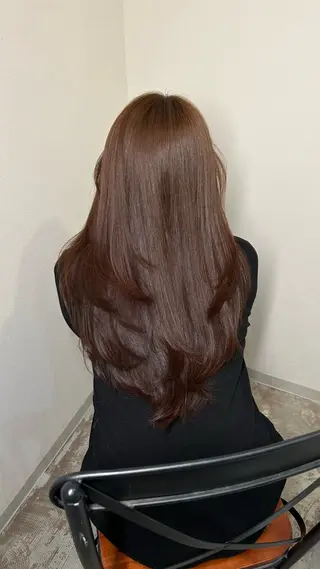 ロング カラー 小澤 一稀のヘアスタイル