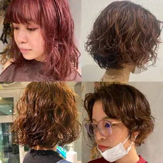 パーマ デザインカラー/パー マ🦖外岡咲希🦖のヘアスタイル