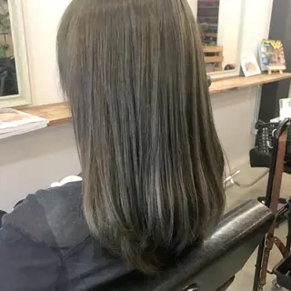 セミロング カラー メンズ限定クーポン シェアサロン博多のヘアスタイル