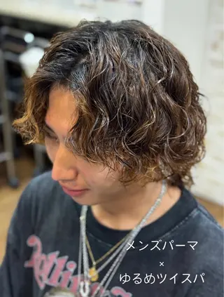 パーマ メンズ 小林 光紗のヘアスタイル