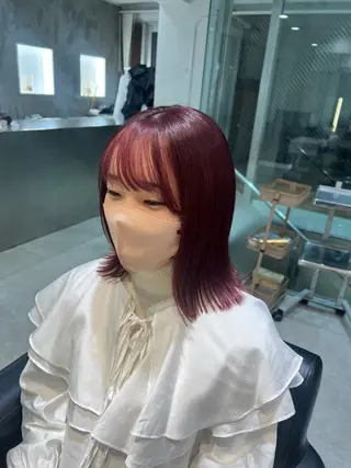 ミディアム カラー SALOWIN川崎WEST店所属・🌷川崎/ボブ/ アレンジ/コトネ🌷のその他イメージ
