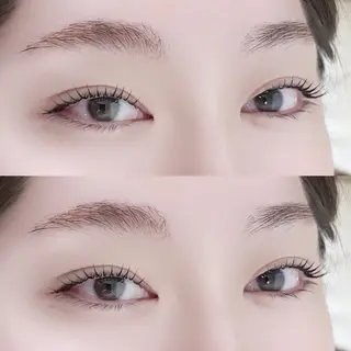 マツエク・マツパ 韓国風顔まわり/ベー ジュ/マツエク♡美咲のマツエク・マツパデザイン