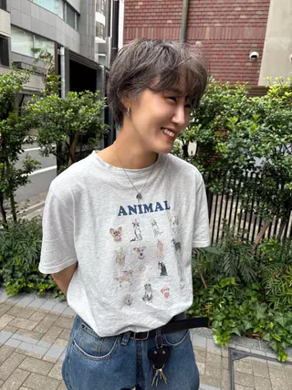 ショート カラー NOUN所属・eri kinjoのヘアスタイル