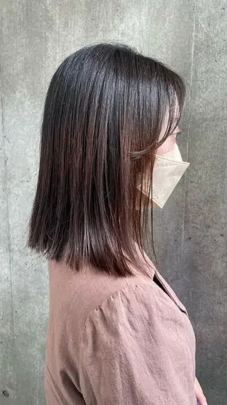 ミディアム 松本平太郎美容室大宮店所属・もりたみかこ 美容師お休み中のヘアスタイル