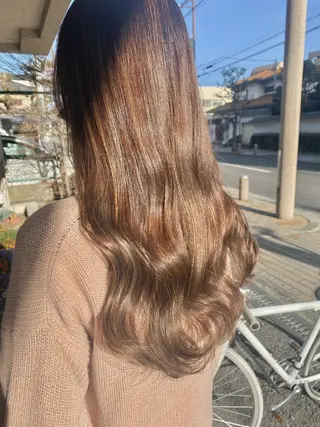ロング カラー ヘアアレンジ epris 山本 美海のヘアスタイル