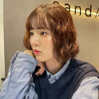 パーマ sand ikebukuro所属・池袋ショートカット 美容師🧁SONAのヘアスタイル