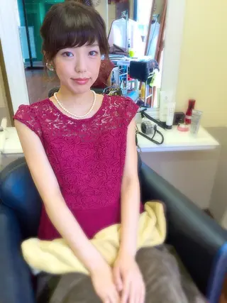 ショート ミディアム セミロング ロング カラー パーマ ヘアアレンジ 成松 勇治のヘアスタイル