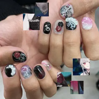 ネイル ひめか🫁 推し概念・個性派のネイルデザイン