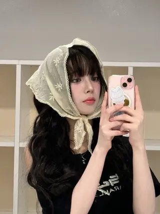 ロング カラー ブリーチなし🌼トレ ンド🌼似合わせのヘアスタイル