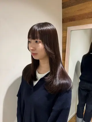 ロング 吉留 文月のヘアスタイル