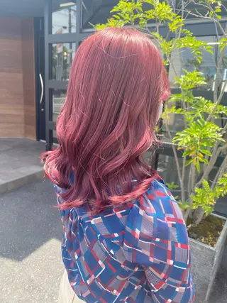 ロング maco 艶感ハイトーン🦋のヘアスタイル