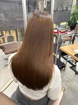 ロング 髪質改善／縮毛矯正 関根青葉のヘアスタイル