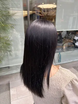 セミロング カラー 冬っぽカラー/ マツエク/ゆきなのマツエク・マツパデザイン