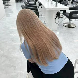 ロング カラー ヘアアレンジ 💓ブリーチ特化 透明感💓あい💓のヘアスタイル