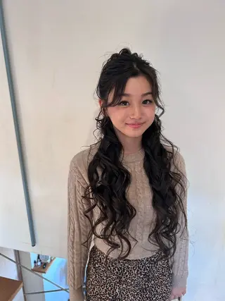 ロング ヘアアレンジ ハイトーン/ ヘアセット.nanoのヘアスタイル