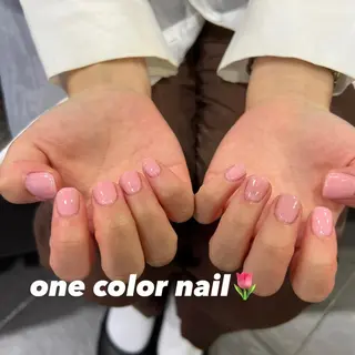 ネイル 暖色カラー/レイヤー カット/Yunaのヘアスタイル