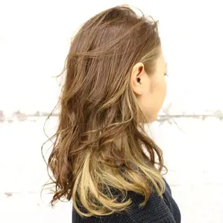 ロング カラー ヘアアレンジ 桜田 修未のヘアスタイル