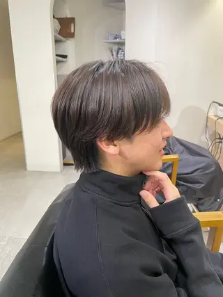パーマ メンズ マエダ リョウのヘアスタイル