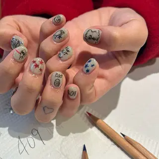 ネイル 個性派ネイル シノのネイルデザイン