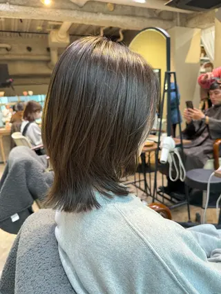 ミディアム カラー 新宿 / Aujua ｿﾑﾘｴ🫧森田涼介のヘアスタイル