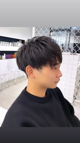 ショート メンズ emu所属・けいこ🍊ニュアンス ネイル/個性派ネイルのネイルデザイン