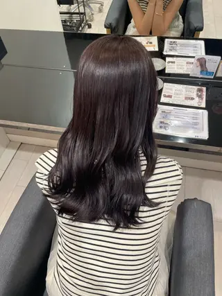セミロング カラー momone🍒 メンズカットパーマのヘアスタイル
